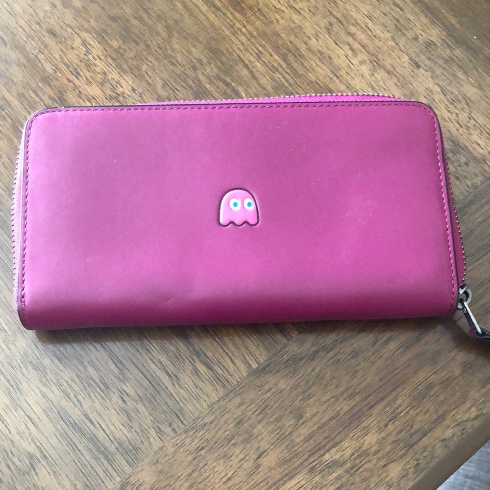 Coach Pac Man “Pinky” Ghost Wallet
